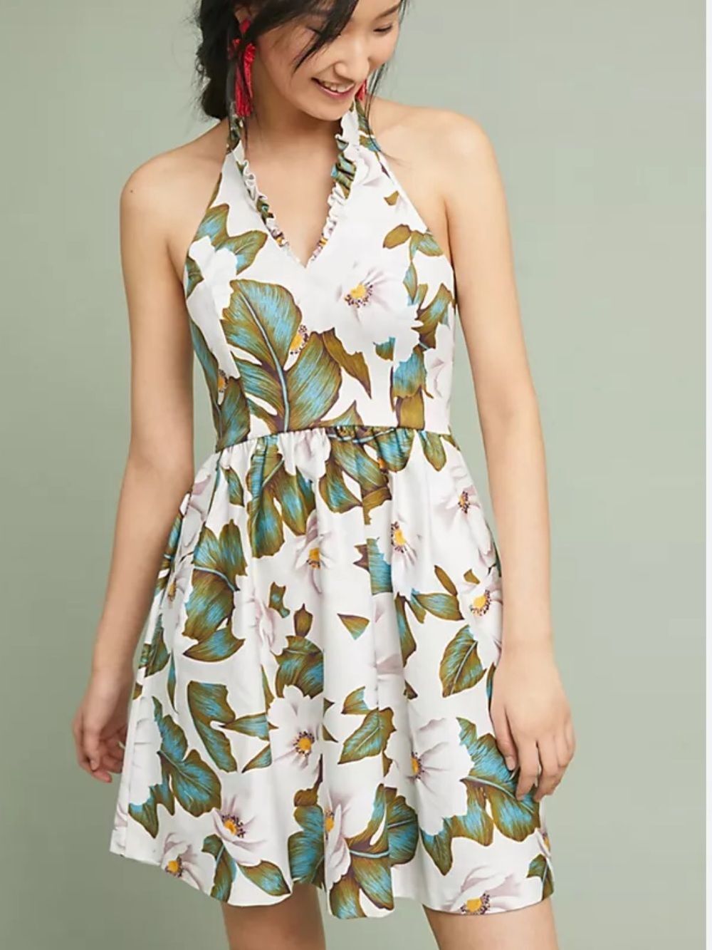 AnthropologieβLarke Magnolia Ruffled Dress
ii24